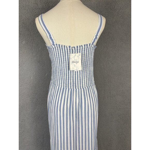 Raviya Women's Tiered Striped Dress Cover-up Multicolor Large New With Tags. - Picture 6 of 12